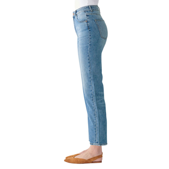 DL1961 $199 Lakewood Jerry Ultra High Rise Vintage Straight Light Wash Jeans 33 - Picture 2 of 10